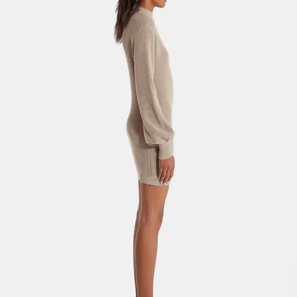 Billie Tan Sweaterdress - Picture 3 of 10